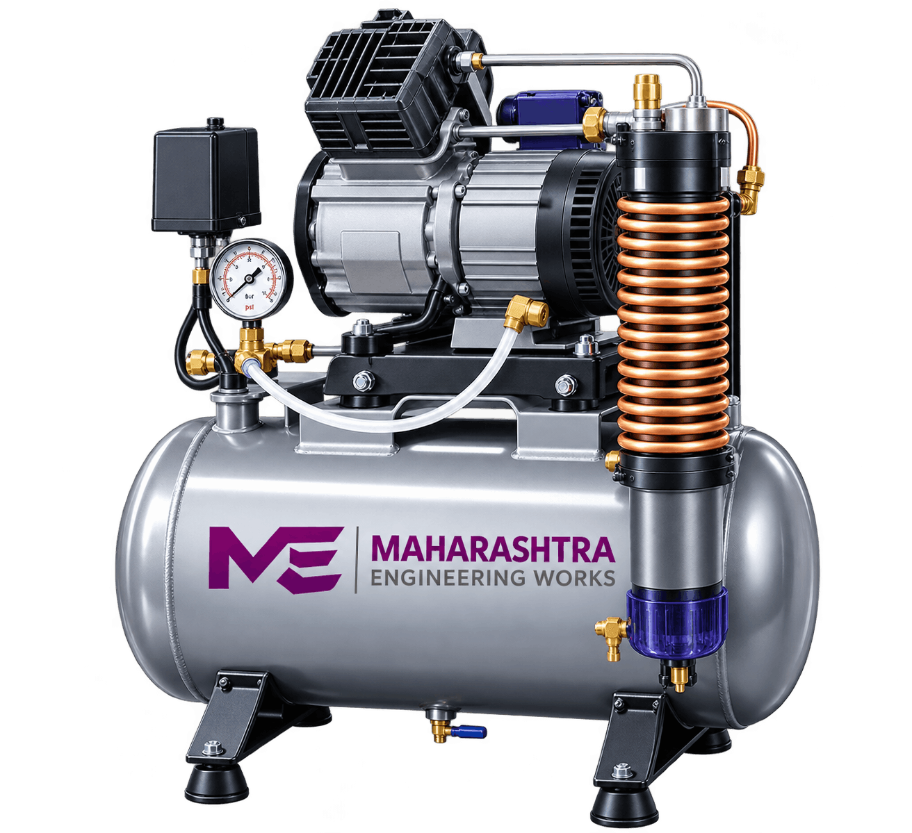 Dental air compressor